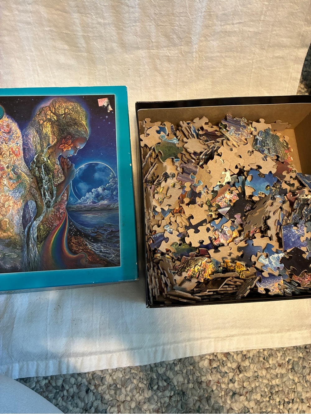 Josephine Wall Ocean of Dreams Jigsaw puzzle 750 pieces Crystals & Candlelight - Picture 7 of 7